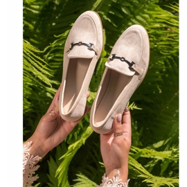 Coura Mocasines con Adorno beige 4