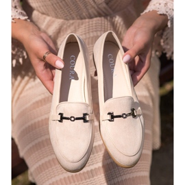 Coura Mocasines con Adorno beige 5
