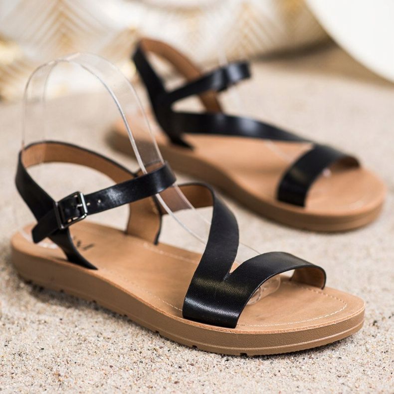 Cm Paris Sandalias Casual Con Cuero Ecológico negro 1