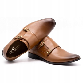 Olivier Zapatos formales de piel Monki 287LU marrón claro 1