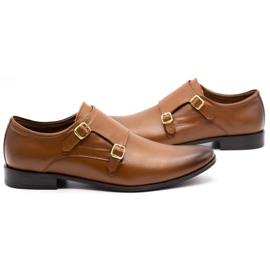 Olivier Zapatos formales de piel Monki 287LU marrón claro 5
