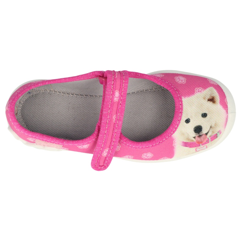 Zapatillas para niños de Befado 114x456 rosa con aplicación rosado 1