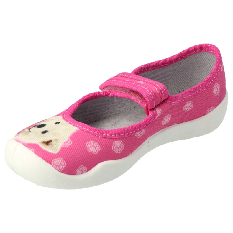 Zapatillas para niños de Befado 114x456 rosa con aplicación rosado 3