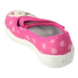 Zapatillas para niños de Befado 114x456 rosa con aplicación rosado 2