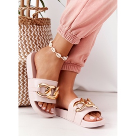 PS1 Pantuflas One Moment de Goma Beige con Cadena 2 PS1 Pantuflas One Moment de Goma Beige con Cadena 2