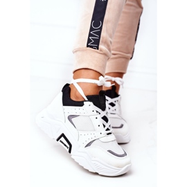 Calzado deportivo de mujer Sneakers White River blanco 8