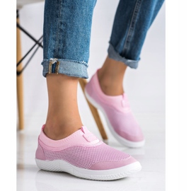 SHELOVET Slipons rosa claro rosado 2