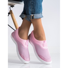 SHELOVET Slipons rosa claro rosado 3