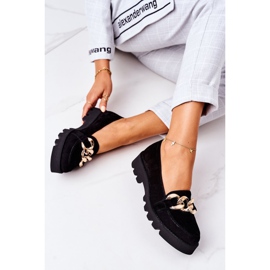 Mocasines de ante Lewski Shoes 3040 Black negro 5