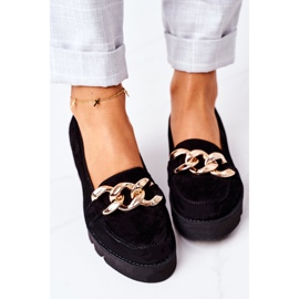 Mocasines de ante Lewski Shoes 3040 Black negro 1