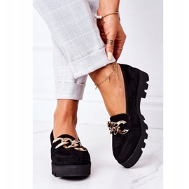 Mocasines de ante Lewski Shoes 3040 Black negro 2
