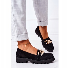 Mocasines de ante Lewski Shoes 3040 Black negro 3