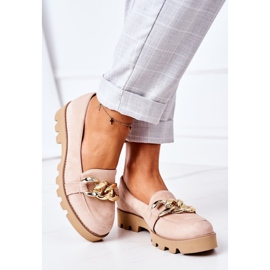 Mocasines de ante Lewski Shoes 3040 Cappuccino beige 2