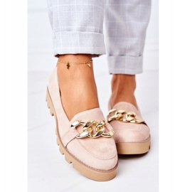 Mocasines de ante Lewski Shoes 3040 Cappuccino beige 6