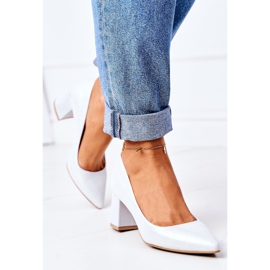Zapatos De Salón De Satén Con Estampado Animal Lewski Shoes 2801 Plata 4