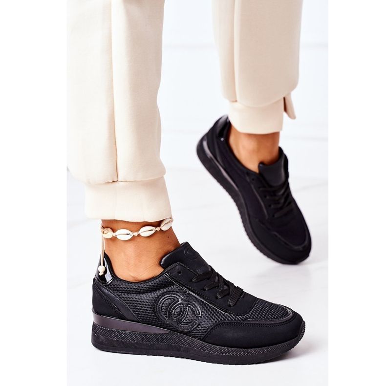 PE1 Calzado deportivo de mujer Sneakers Black Under Control negro 2