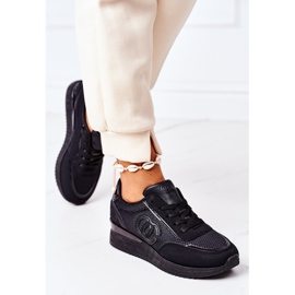 PE1 Calzado deportivo de mujer Sneakers Black Under Control negro 3