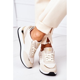 PE1 Calzado Deportivo Mujer Sneakers Beige Bajo Control 5
