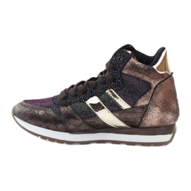 McArthur Zapatos deportivos de cobre metálico para mujeres marrón 2