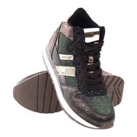 McArthur Zapatos deportivos de cobre metálico para mujeres marrón 3