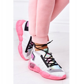 PS1 Calzado deportivo de mujer Sneakers Blanco-Rosa Bubble Tea rosado 2