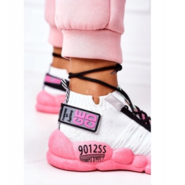 PS1 Calzado deportivo de mujer Sneakers Blanco-Rosa Bubble Tea rosado 4