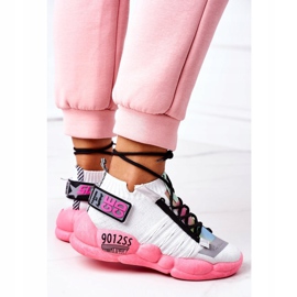 PS1 Calzado deportivo de mujer Sneakers Blanco-Rosa Bubble Tea rosado 5