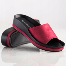 Zapatillas casual VINCEZA rojo 2