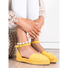 Coura Alpargatas Amarillas Con Hebilla amarillo 3