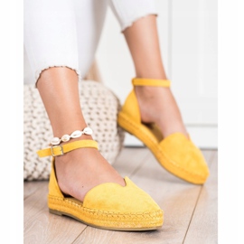 Coura Alpargatas Amarillas Con Hebilla amarillo 2