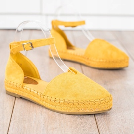 Coura Alpargatas Amarillas Con Hebilla amarillo 1