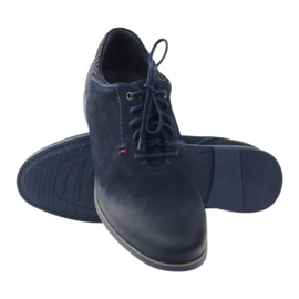 Zapatos casuales de hombre Riko 799 azul 3