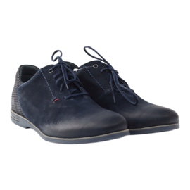 Zapatos casuales de hombre Riko 799 azul 4