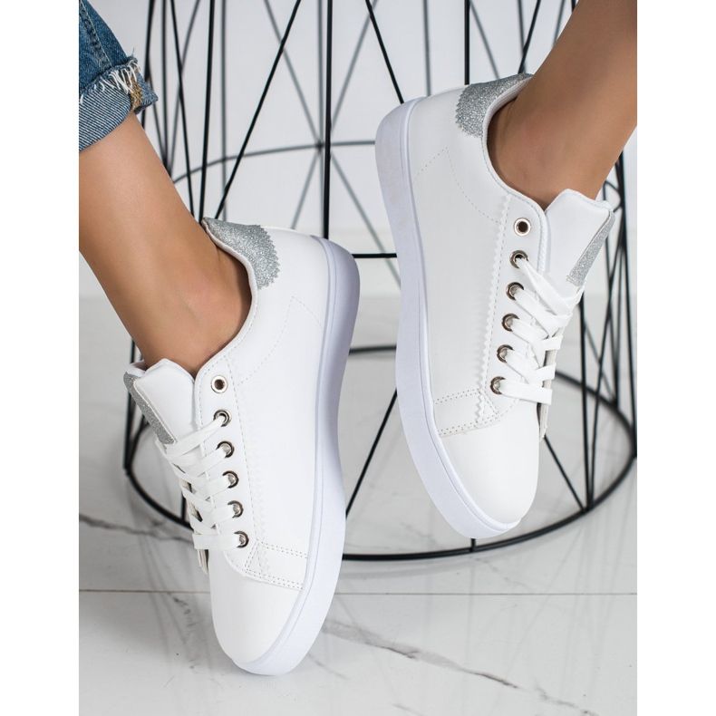 SHELOVET Calzado deportivo casual blanco 2