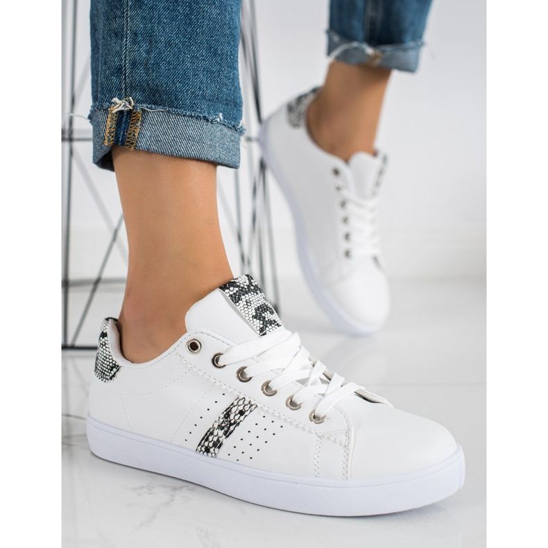 SHELOVET Calzado deportivo casual blanco 2