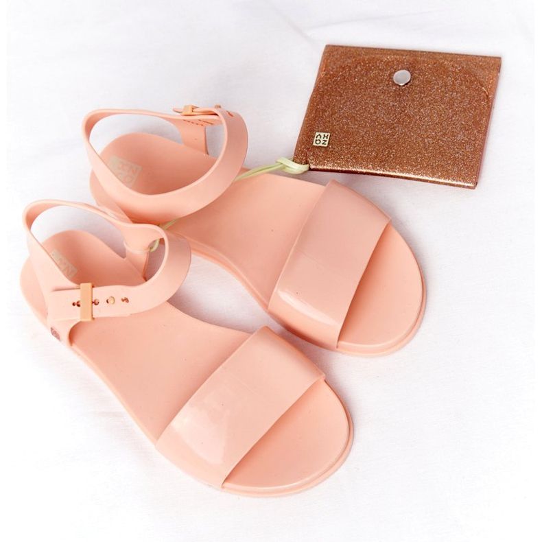 Sandalias de goma ecológicas fragantes ZAXY HH285123 Nude beige rosado 1