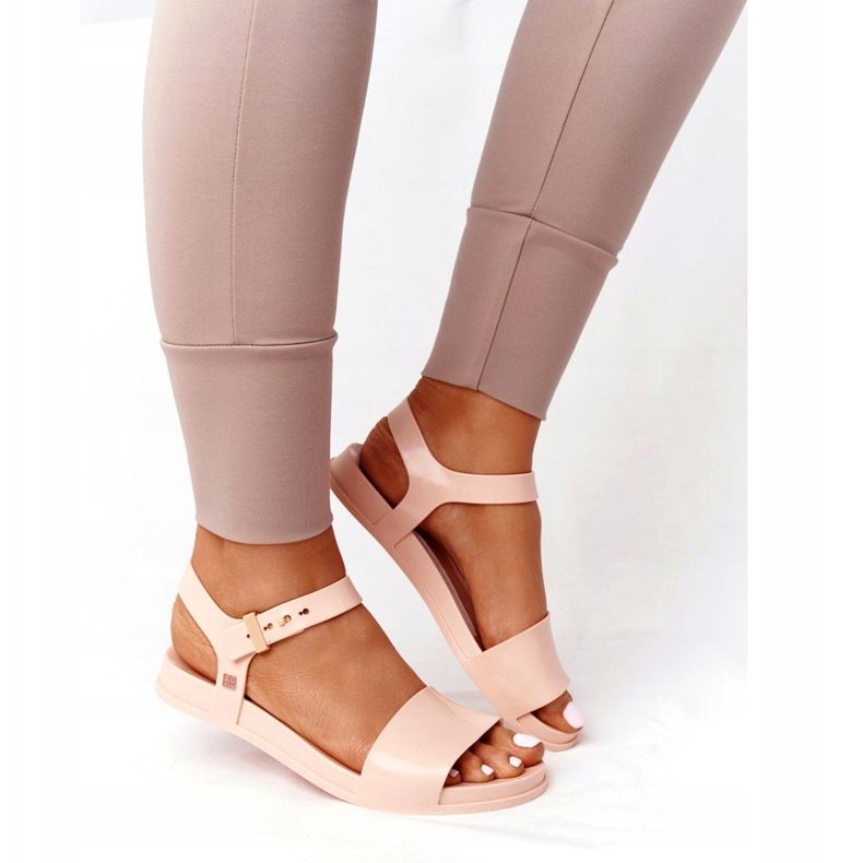 Sandalias de goma ecológicas fragantes ZAXY HH285123 Nude beige rosado 4