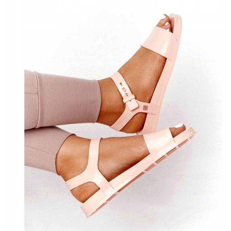 Sandalias de goma ecológicas fragantes ZAXY HH285123 Nude beige rosado 7