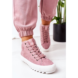 Zapatillas de Mujer Big Star High Warm Pink EE274113 rosado 4