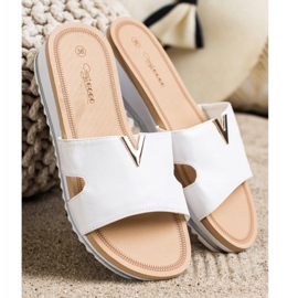 Groto Gogo Zapatillas cómodas clásicas blanco 2