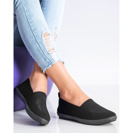 SHELOVET Slipons calados negro 3