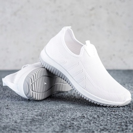 SHELOVET Calzado deportivo sin cordones blanco 1