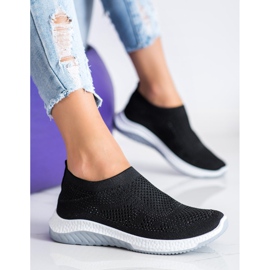 SHELOVET Zapatillas sin cordones negro 3