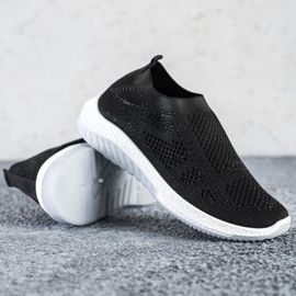 SHELOVET Zapatillas sin cordones negro 2