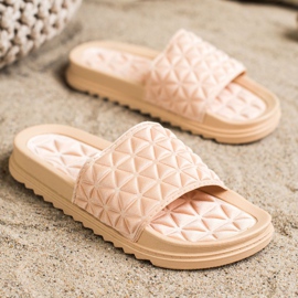 Renda Pantuflas Casual Beige 1 Renda Pantuflas Casual Beige 1