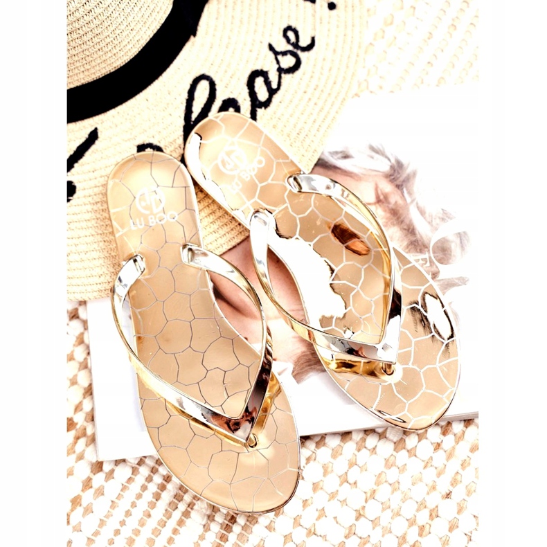 Chanclas Lu Boo Metallic Dorado Eltoro Ii gat. 1