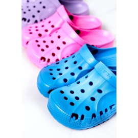 Flameshoes Pantuflas Mujer Azul Light Crocs Eva 4