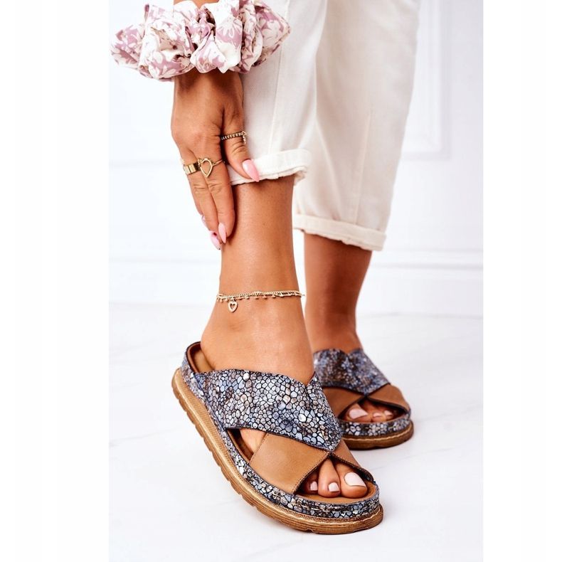 Zapatilla Piel Perfilada Maciejka 04986-02 Marrón 2