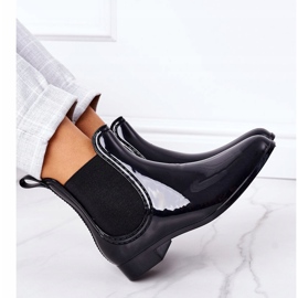 Botas Umbrella Shiny Black Jodhpur negro 4