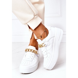 Zapatillas Deportivas Zapatillas Con Cadena Blanco One Chance 3